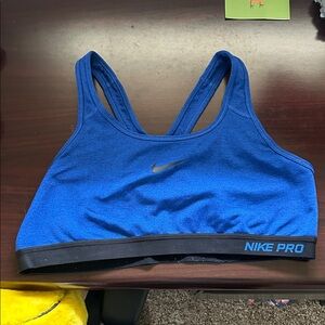 Nike Pro Women's Vibrant Blue Sports Bra